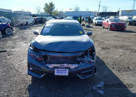 2021 Honda Civic Sport из США, поврежденный, VIN SHHFK7H45MU408181